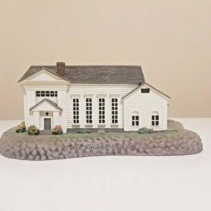 NORMAN ROCKWELL GALLERY Christmas Collection Town Hall Sculpture Authorized Ed.